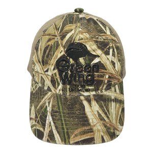 Ducks Unlimited Green Wing Snapback Cap Mesh Trucker Camo Hat Outdoor Cap